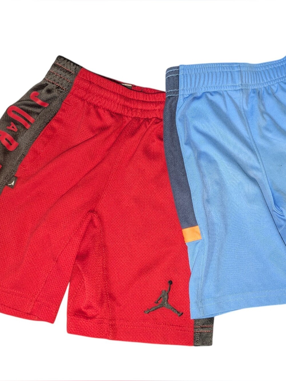 🪩2/20$ Jordan Red and Light Blue Boys' Athletic Shorts Set